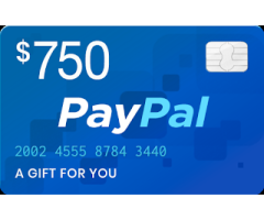 Win A FREE $750 PayPal Gift Card