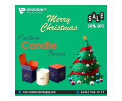 Get Amazing 30% Discount Offer For Custom Candle Boxes On Christmas – Verdance Packaging