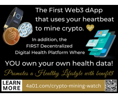 Owe YOUR Health Data - NEW BioSense Health Band - Mine Crypto - Limited Promo ACT NOW!